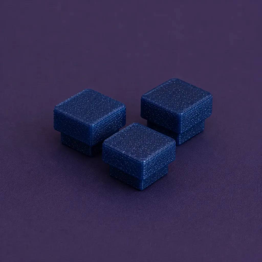 Bloco Pixel Mecria 50 peças Azul Galaxy